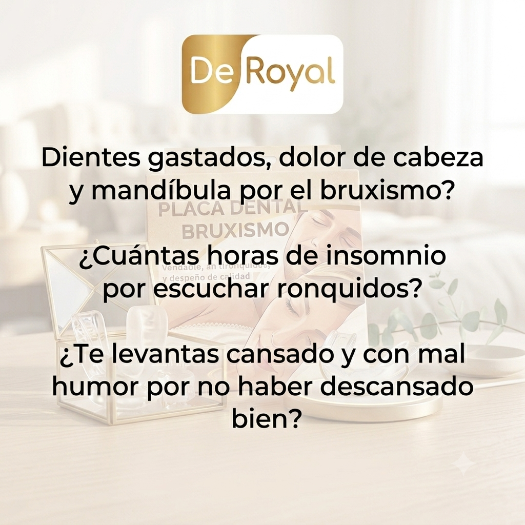 Placa Dental Bruxismo Ronquidos y Apnea
