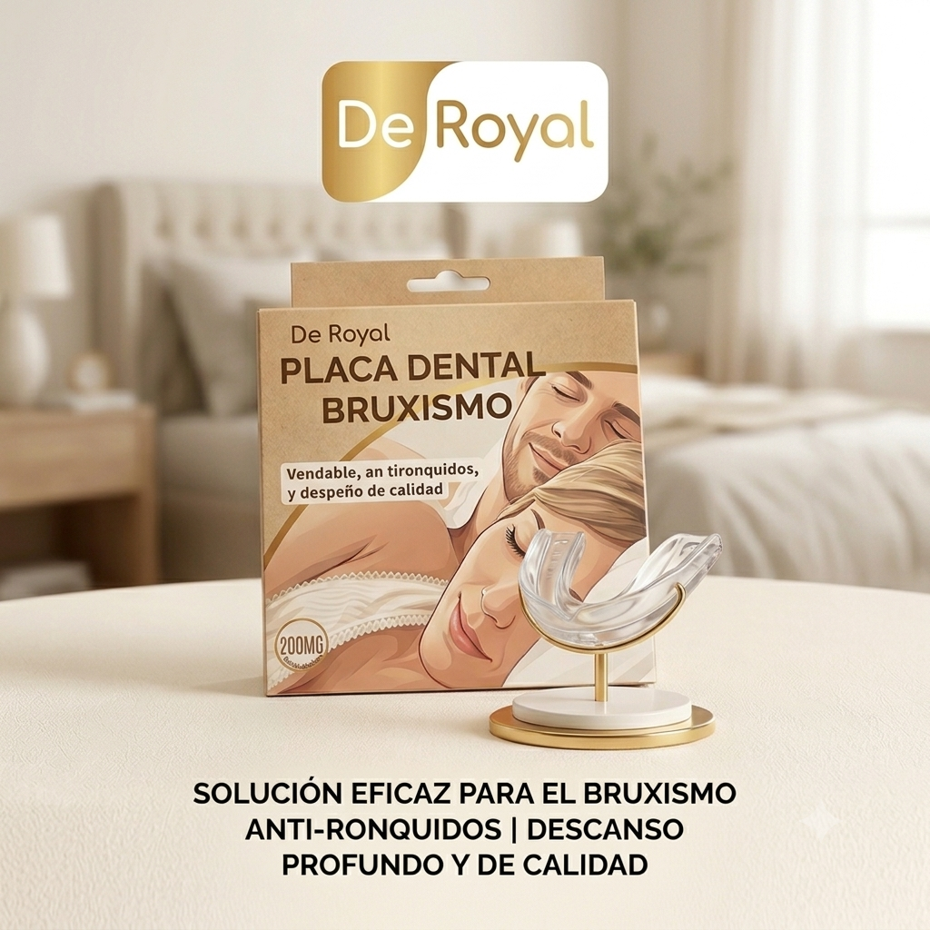 Placa Dental Bruxismo Ronquidos y Apnea